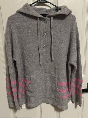 360 Cashmere Cashmere Hooded Sweater